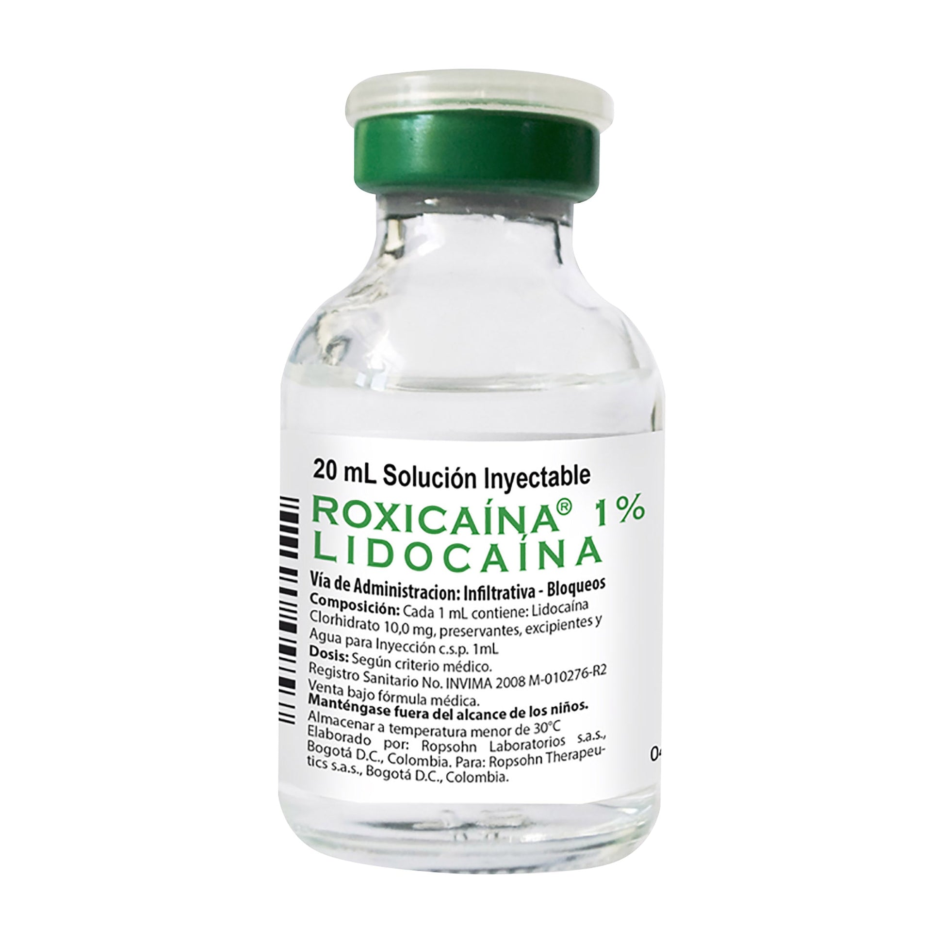 Roxicaina 1% Simple 20 ml