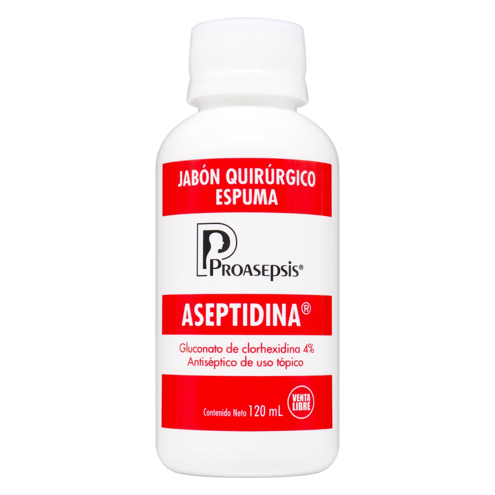 Aseptidina Jabón Quirur Clorhexidina 120ml