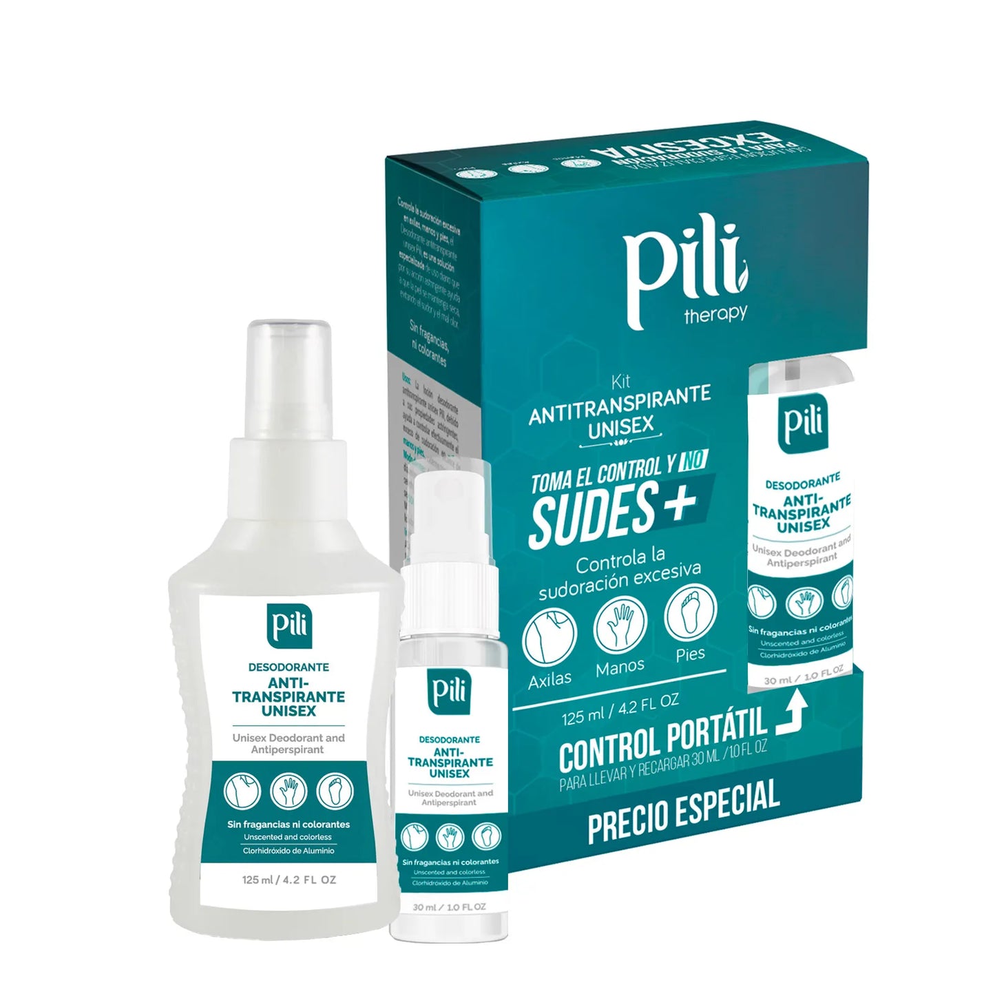 Desodorante Antitrans.pili 30 ml 12 Unidad