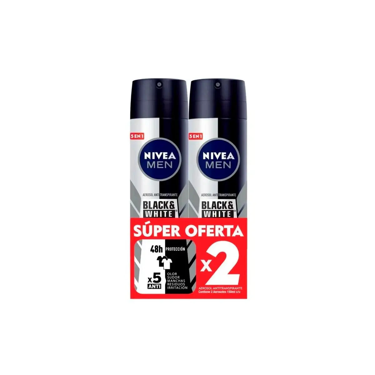 2 Desodorante   Nivea Spr.bla.whi.h.150 mlS.OFERT