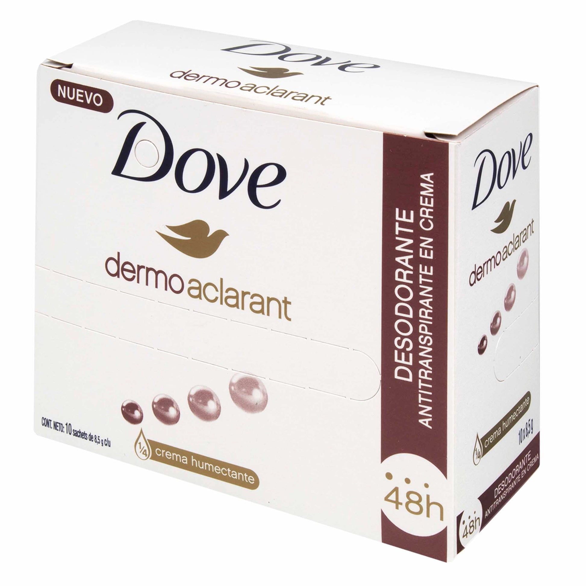 Desodorante dove Dermo Aclarant 8.5gr.dis.10uds