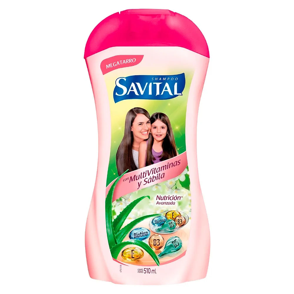 Shampoosavital MultivitamínicoAMINAS 510 ml