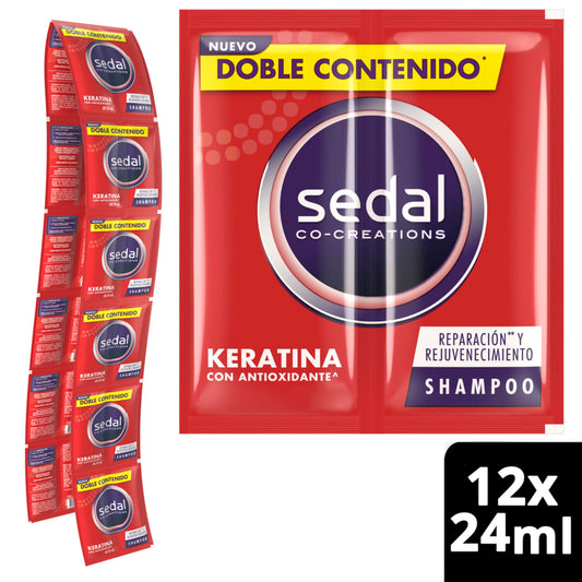 Shampoosedal Keratina Antioxid.24ml 12sbs