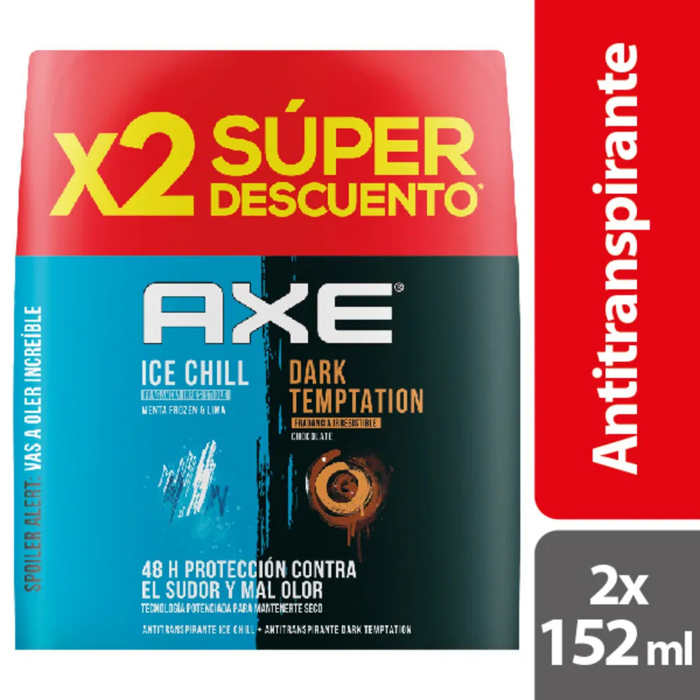 Axe Deo Ap Ice Chill 152ml + Ap Dt 152ml