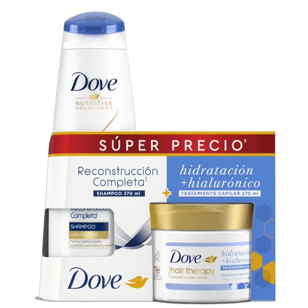 Cha Dove Recon Compuesto 370ml+trat Cápsula 270ml