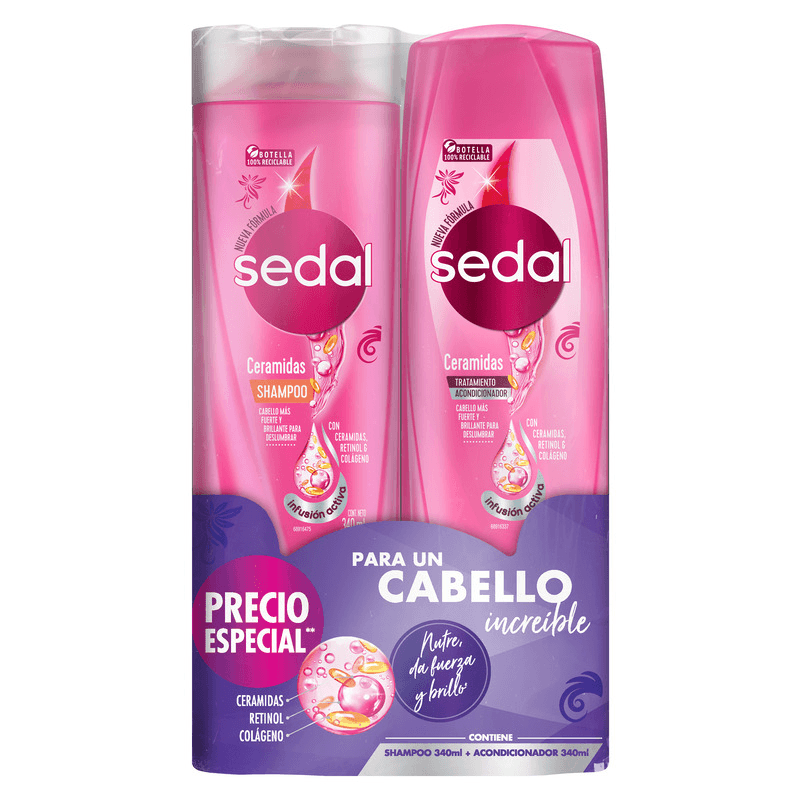 Shampoosedal Ceramidas 340 ml+ACOND.340ML