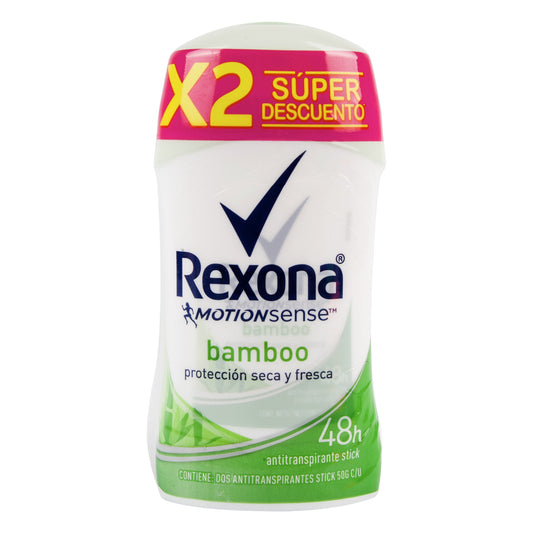 2 Desodorante   Rexo. Barra Motsen Bambo 50gs.dcto