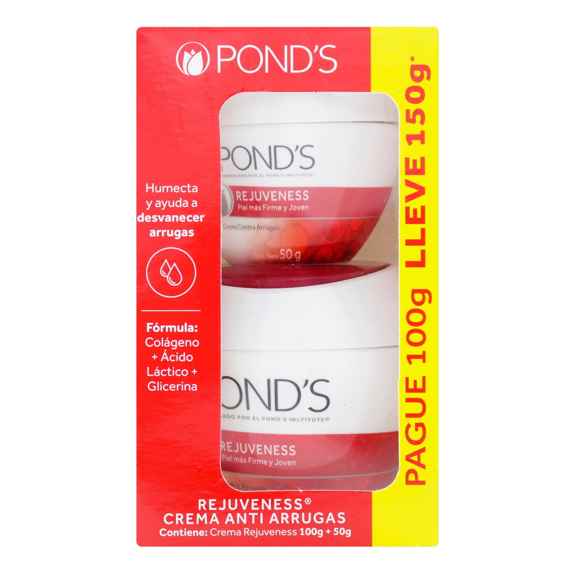 Crema.PONDS Rej.100gr+rej 50gr P100ll150