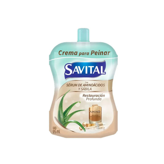 Crema Peinar Savital Restaur Aminoac 95ml