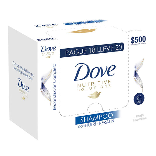Shampoodove Reconstruccion+kera 24 Sbs 18ml