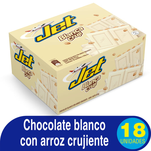 Chocolatina Jet Blanca 18 Unidad 120024
