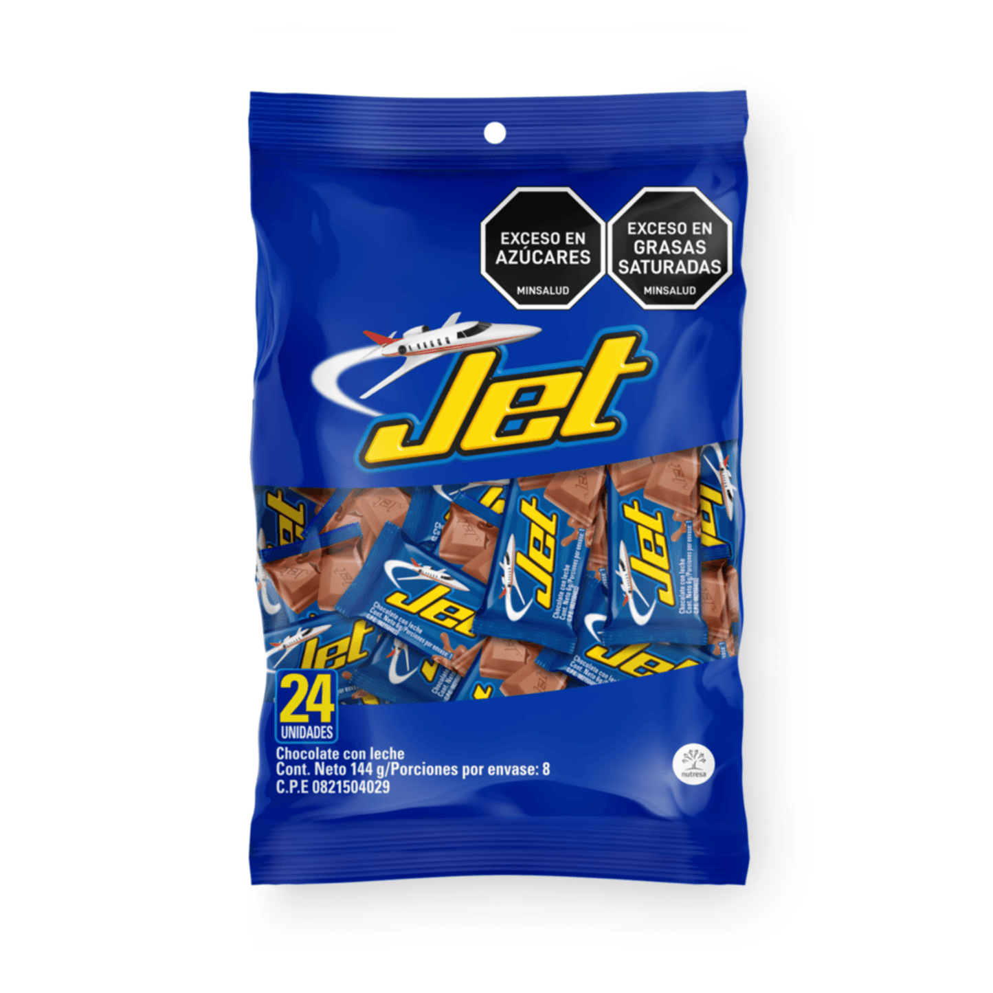 Chocolatina Jet Leche 24 Unidades
