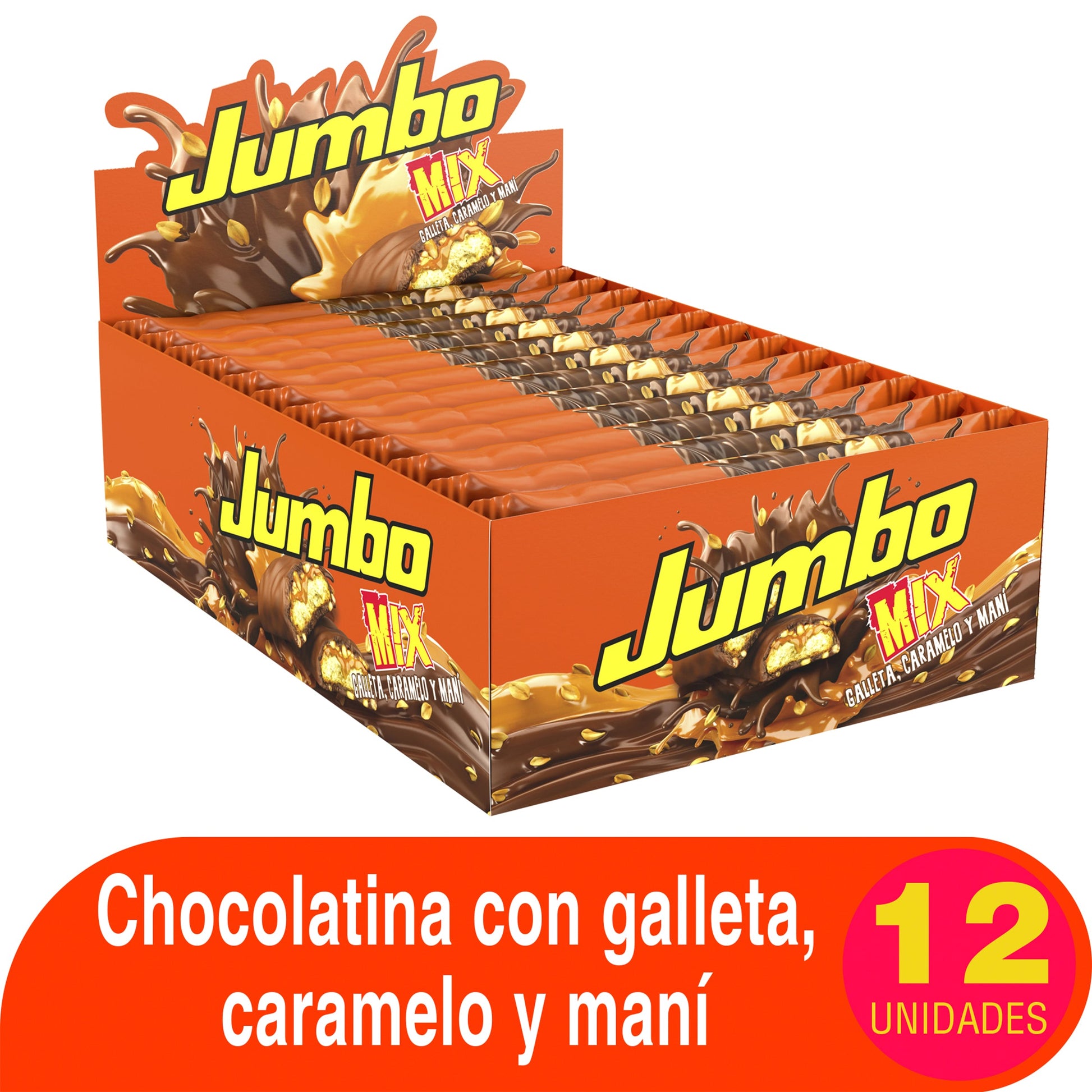 gALLETAS Chocolat.jumbo Mix 60 gr 12 Unidad