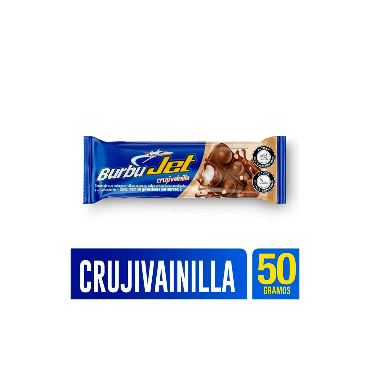 Chocolatina Burbujet Crujivainilla 50g