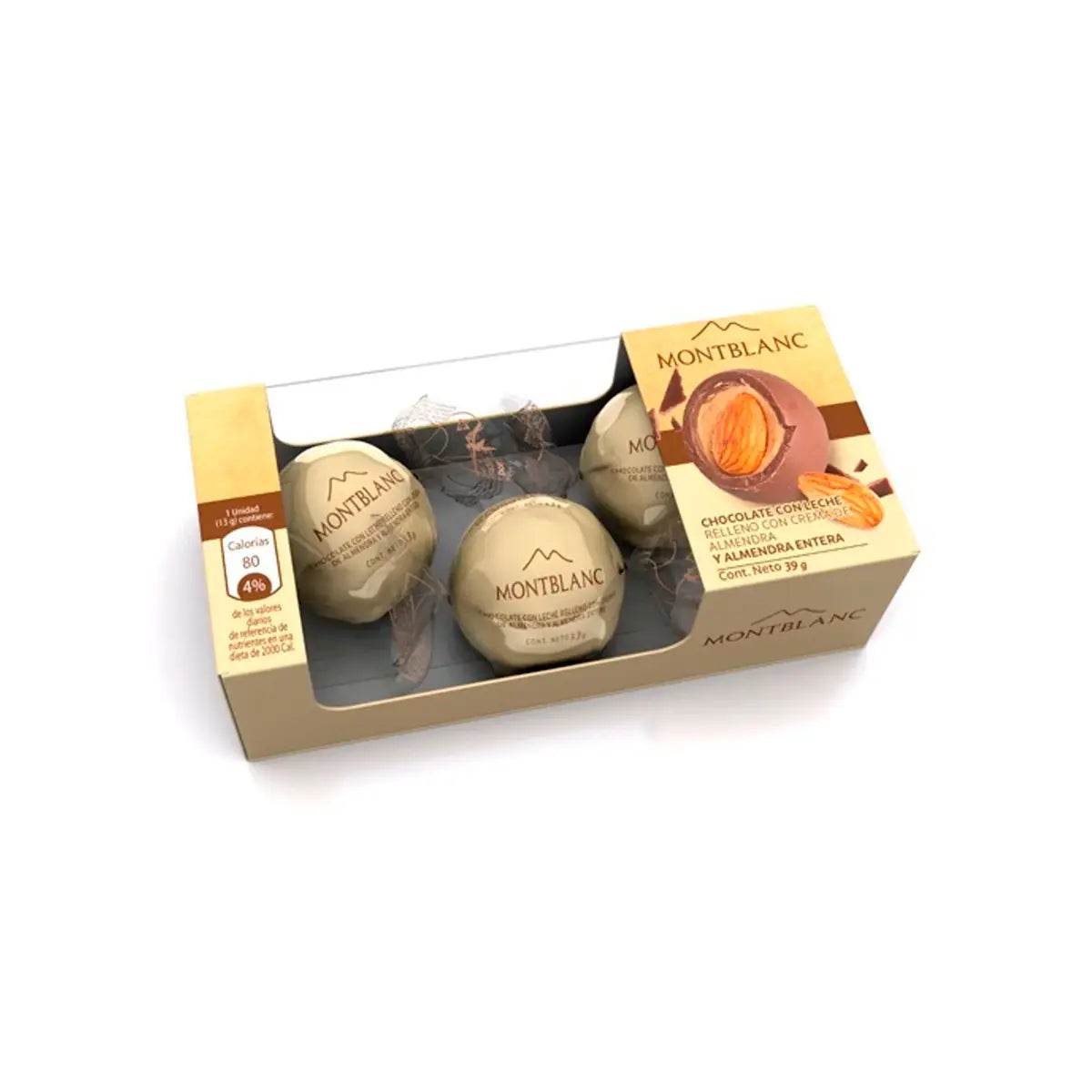 Bombones Montblanc Almendras 3 Unidad