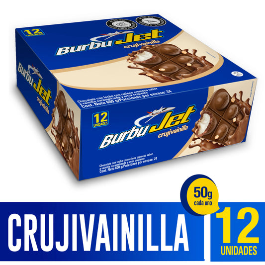 Chocolatina Burbujet 50 Gr 12 Unidades