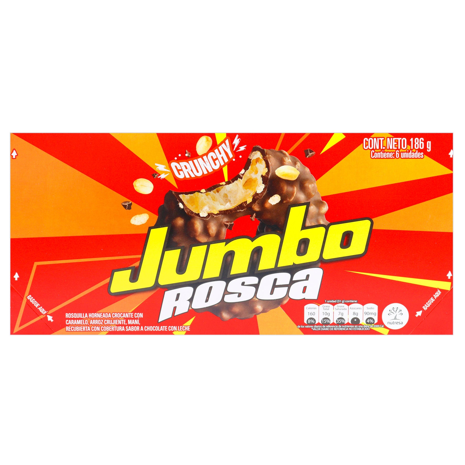 Choc.jumbo Rosca 6 Unidad 31 gr