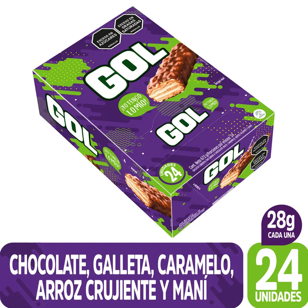 gALLETAS Cubiertas gOL 28gr 24unds
