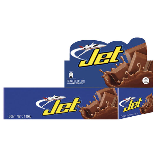Chocolatina Jet 50 Gramos 22 Unidades Leche