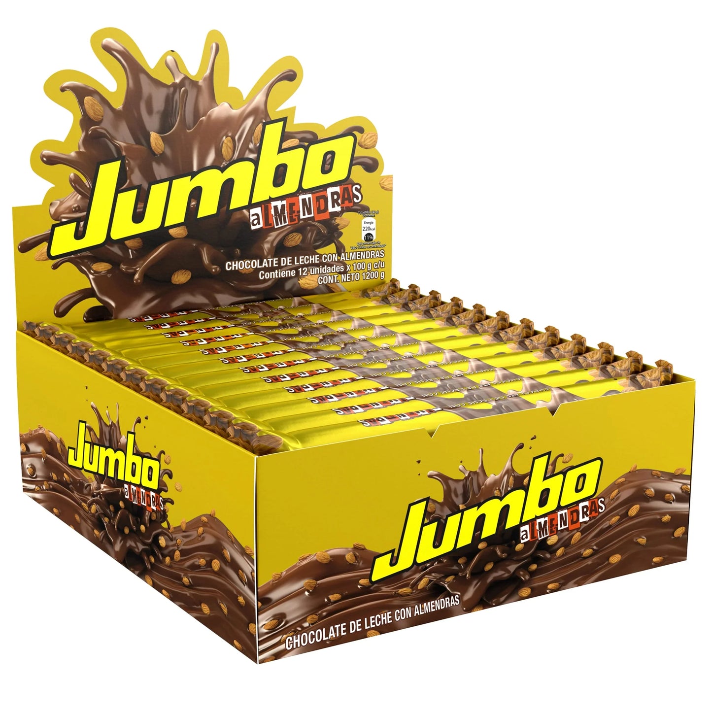 Chocolatina Jumbo Almendra gDE 12 Unidad