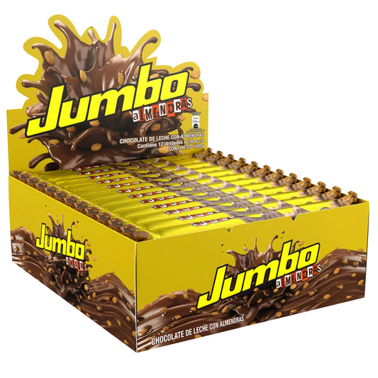 Chocolatina Jumbo Almendra gDE 12 Unidad