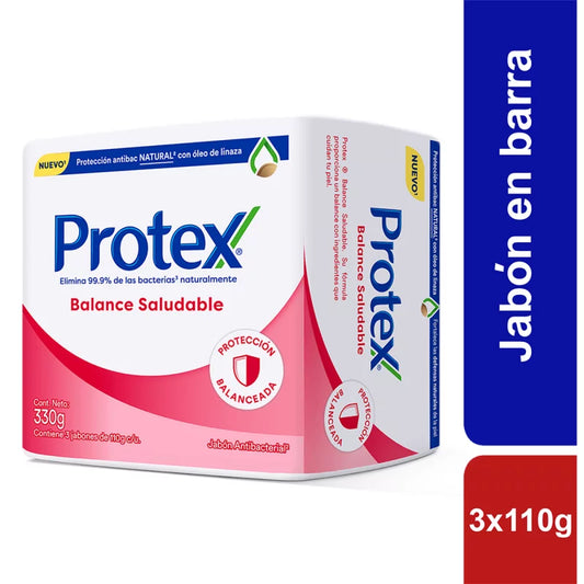 3 Jabón.PROTEX Balance Saludable 110 gr