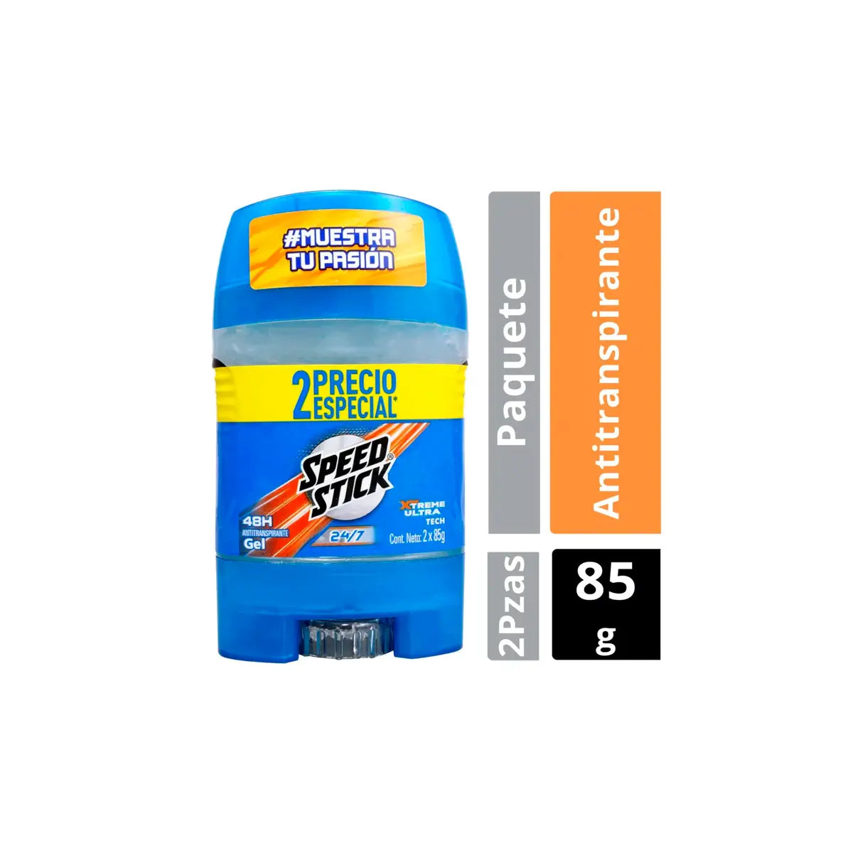 2 Desodorante mennen Extreme Gel 85 gr P.e