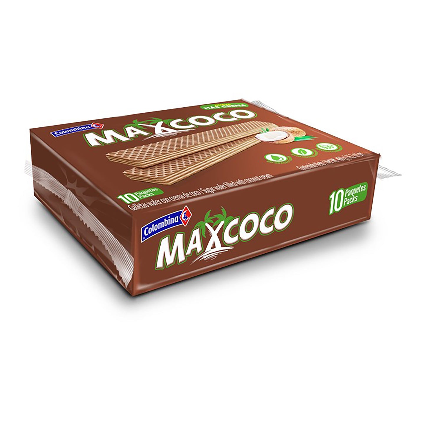 gALLETA Max Coco Wafer 10 Unidades