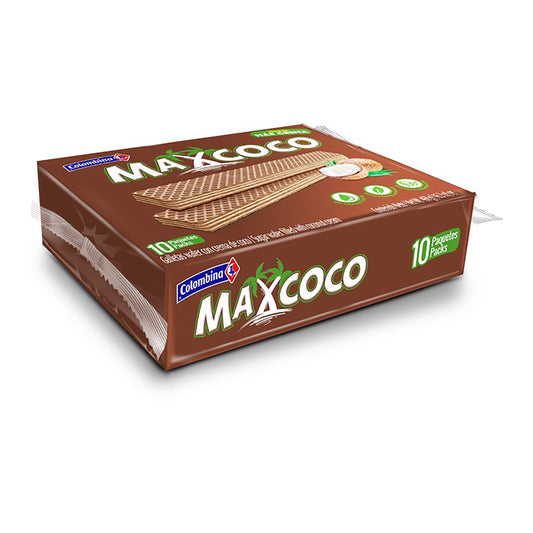 gALLETA Max Coco Wafer 10 Unidades