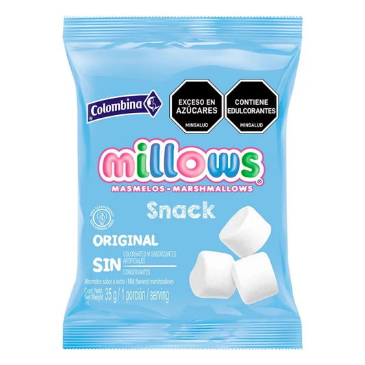 Masmelo Millows Snack Blanco 35 gr
