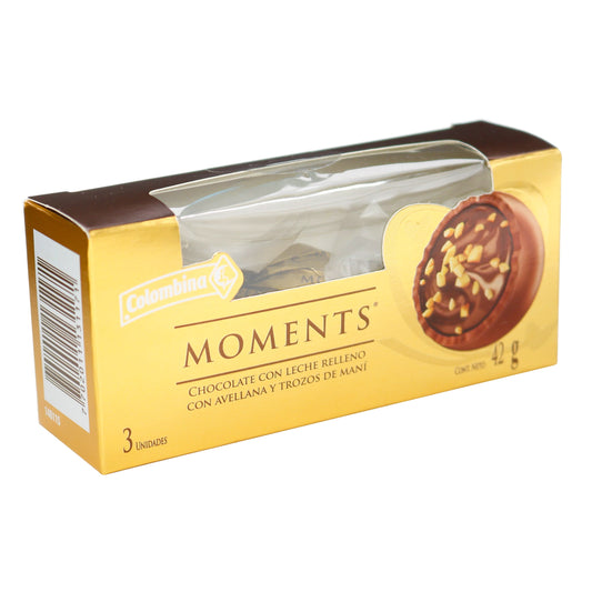 Chocolate Moments 42 Gramos 3 Unidad