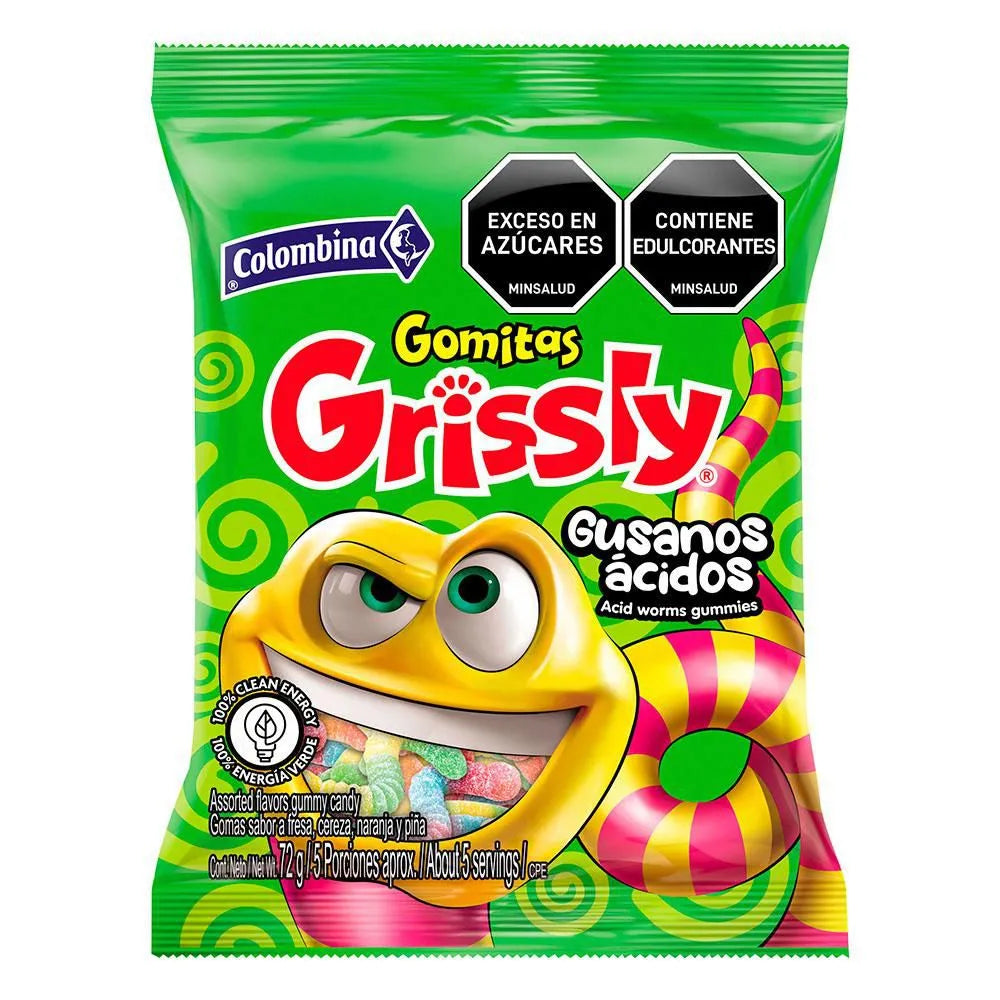 gOMA grISSLY gUSANOS 72 gr