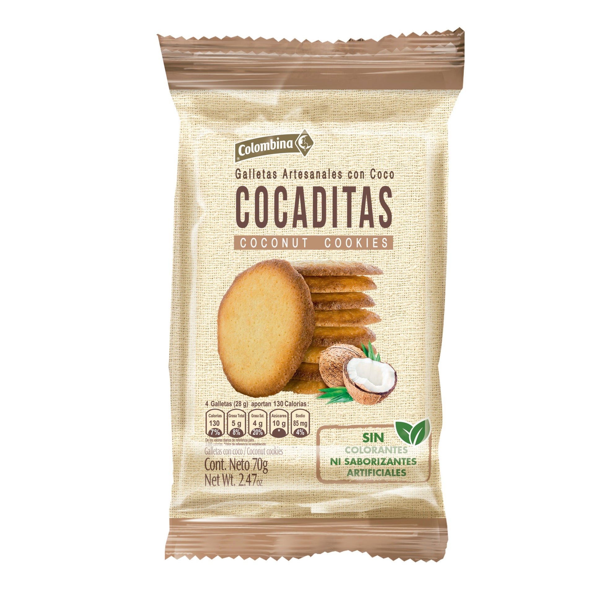 gALLETA Colombina Cocaditas 70 gr