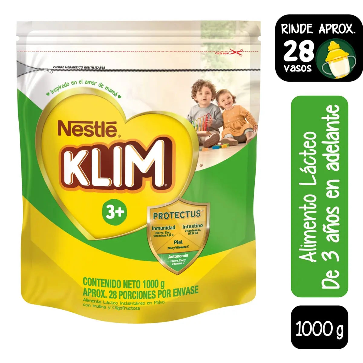 Klim 3+ 1000 gr Bolsa