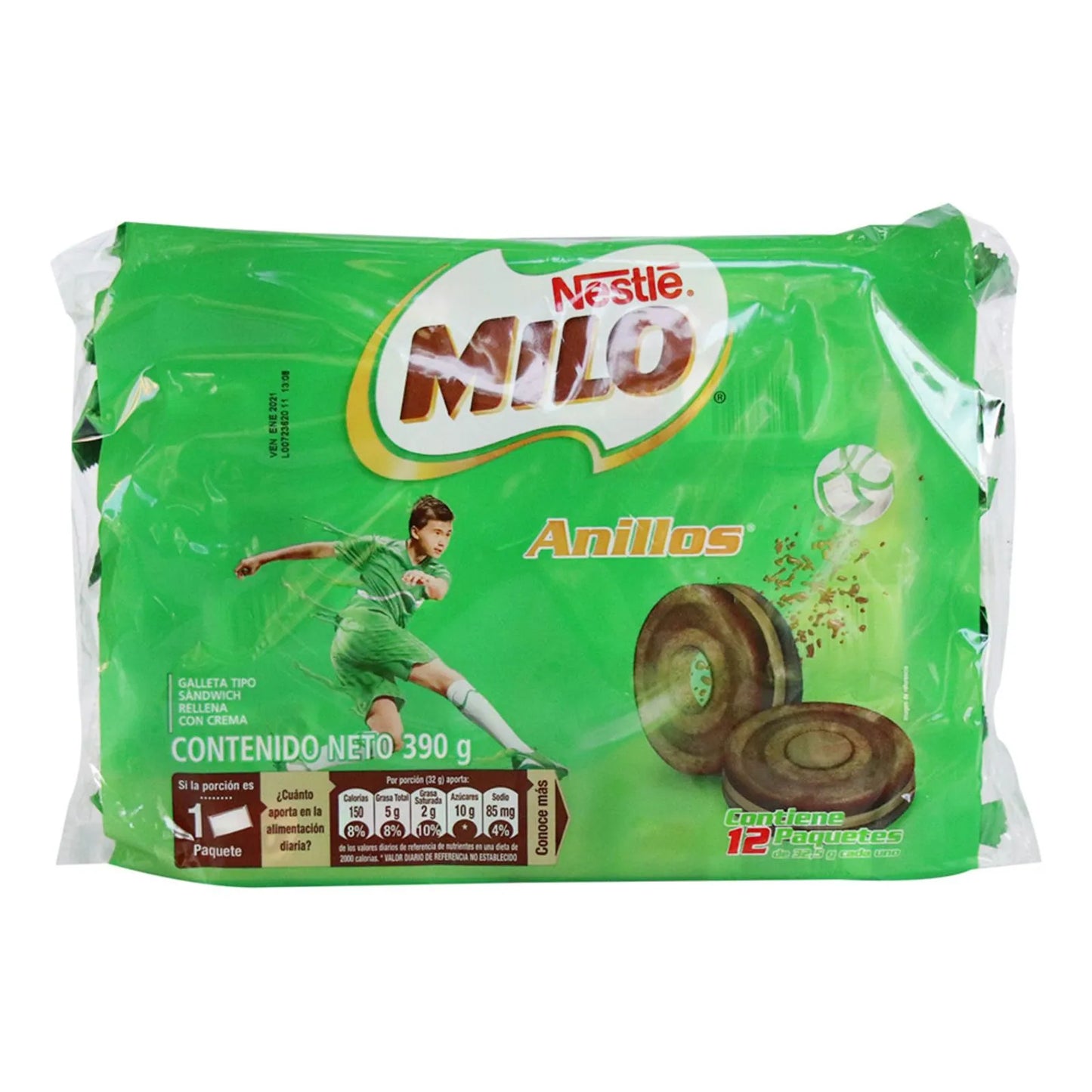 Galletas Milo Anillos Por 12 Unidades