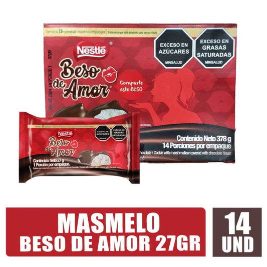 gALLETAS Beso De Amor Display 27gr 14und