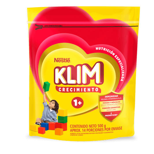 Klim Crecimiento 1+ 500 Gr Bolsa