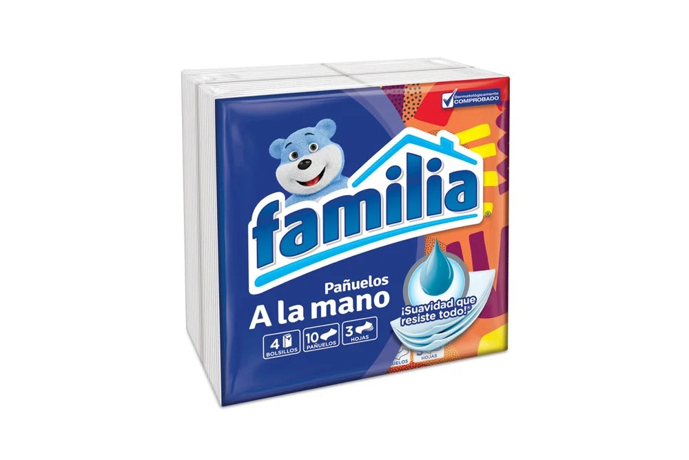 Panuelos Familia Bolsillo X 4
