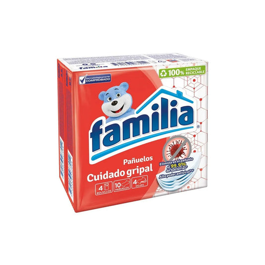 Panuelos Familia Cuidado grIPAL 4 Uds