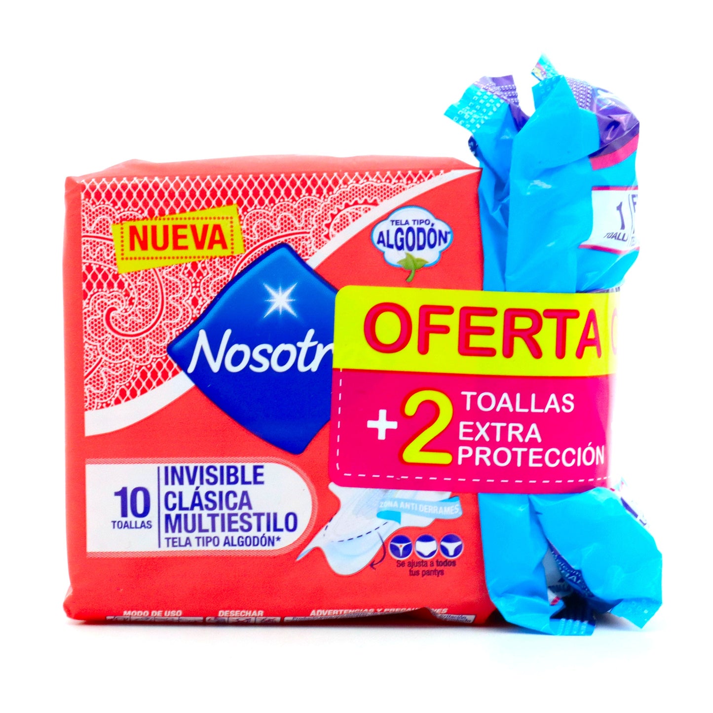 Toa.nosotras Invi.clas.mult.10+5 ProtectorT