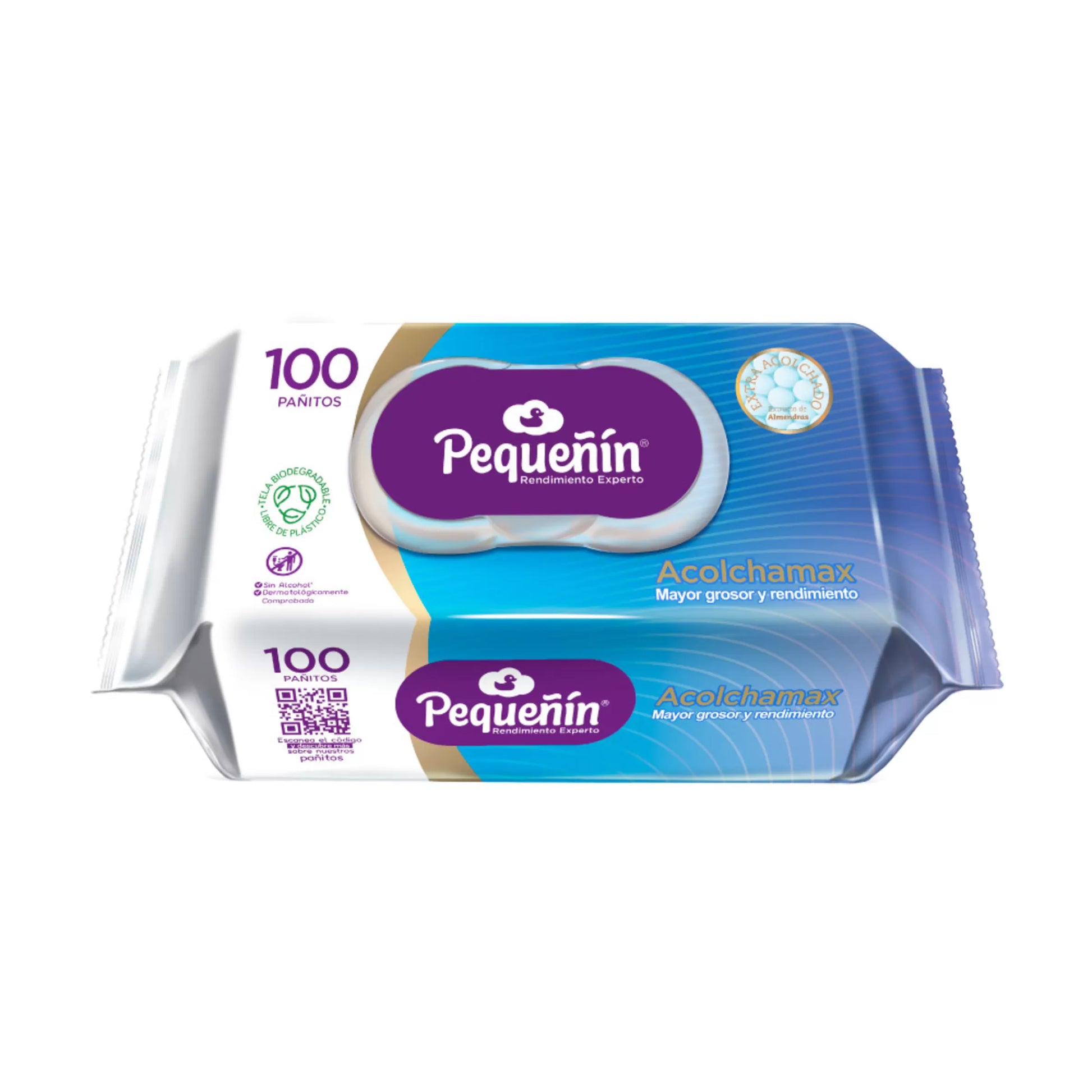 Panitos Hum.pequenin Acolchamax 100 Unidades