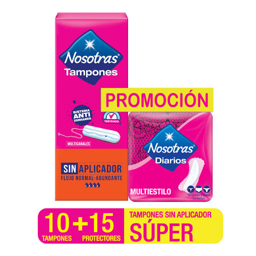 Tampon Dig Super Sin Aplicador 12und +15mul