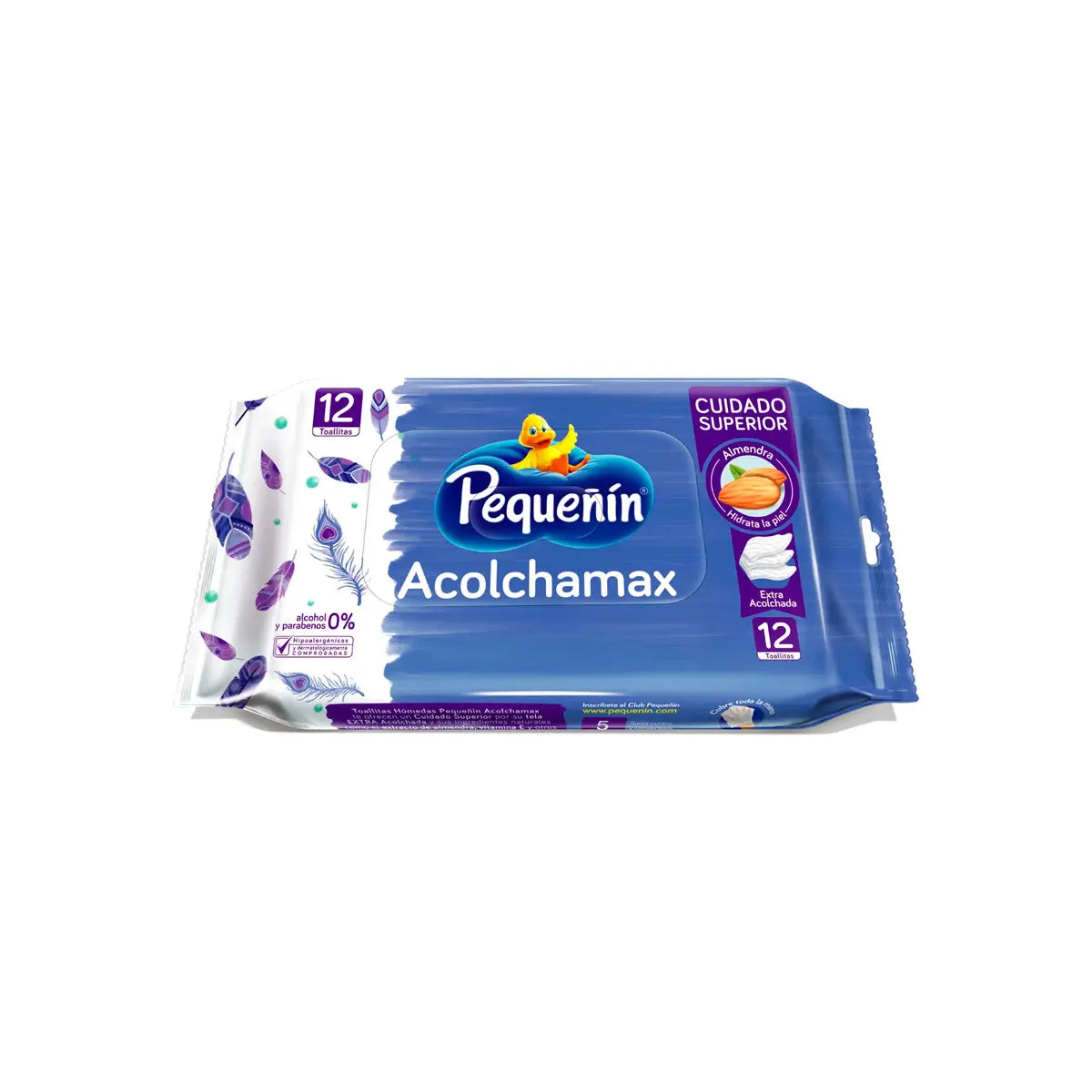 Toa.humedas Pequenin Acolchamax 12 Uds