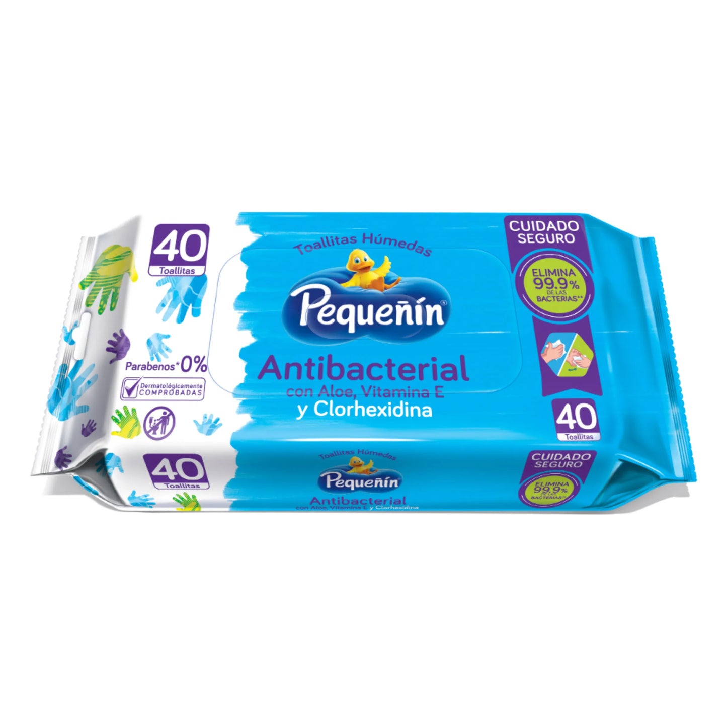 Toa.humed.antibac.pequeã‘iã‘ 40 Uds