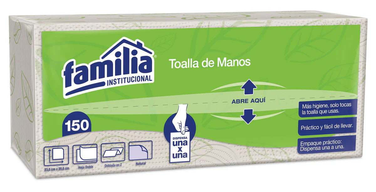 Toa.mano Fami Tri.hoja Natural 150 Ud