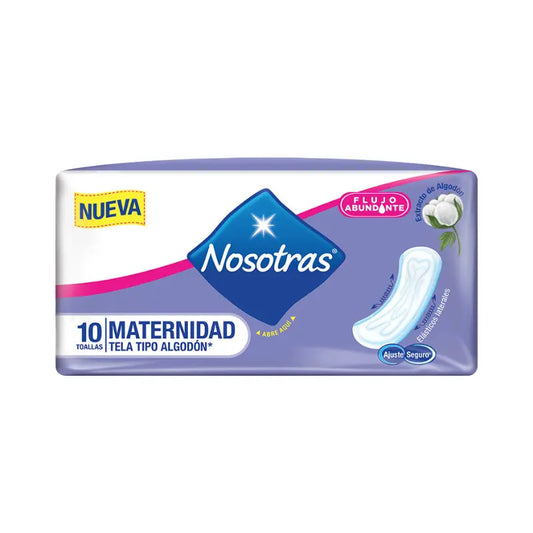 Toa.nosotras Maternidad Tela 10 Uds