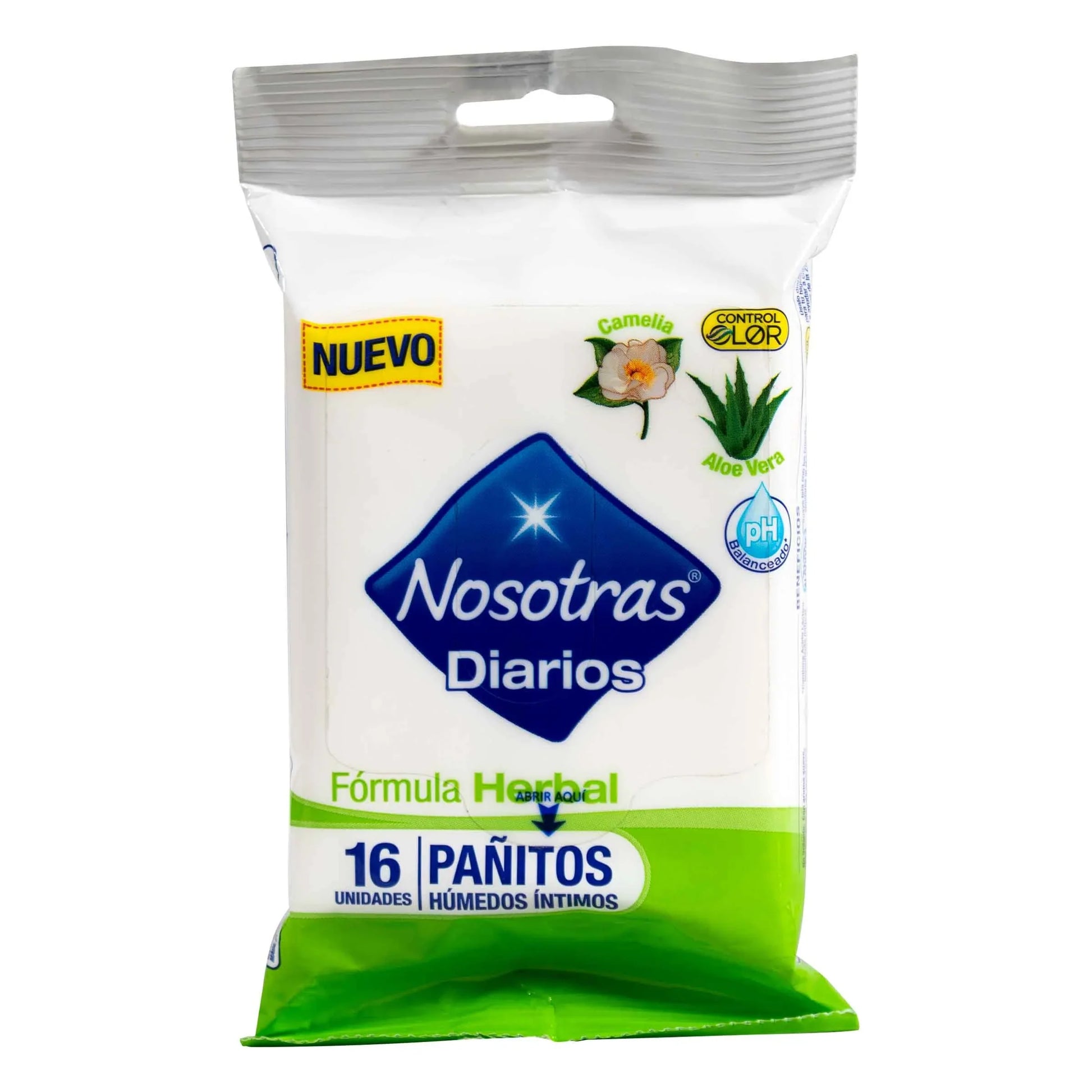 Panitos Nosotras HúmedaOS Intimos 16 Uds