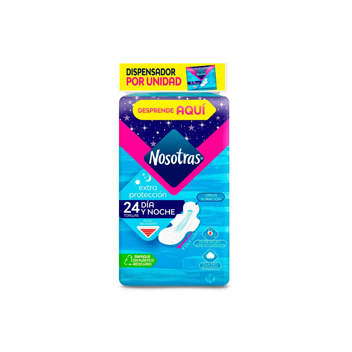 Toa.nosotras.extra ProtectorC. Disp 24 Uns