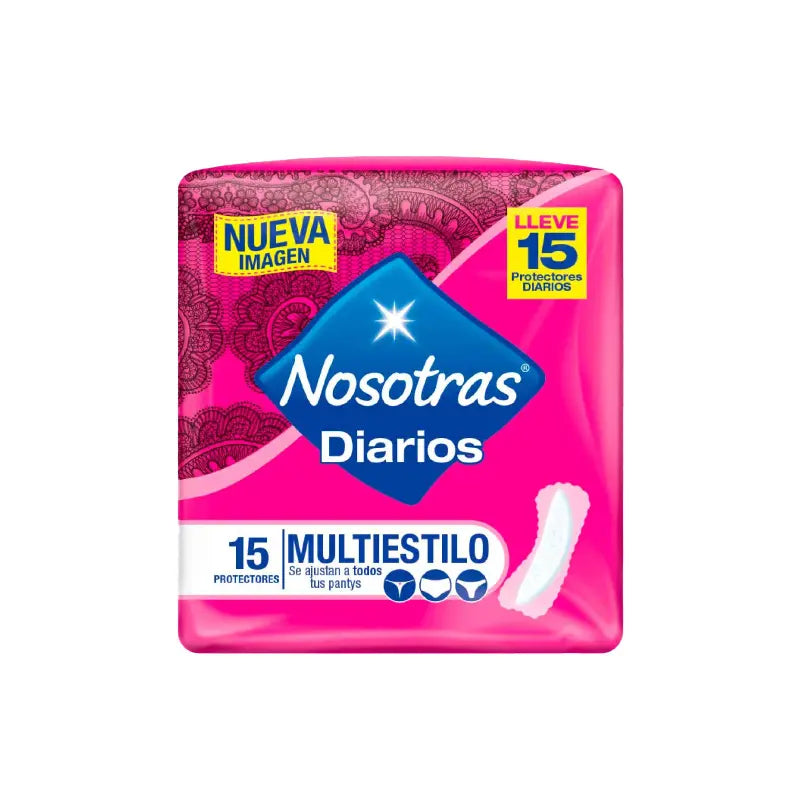 Protector nosotras Dia.multi Estilo 15 Uds