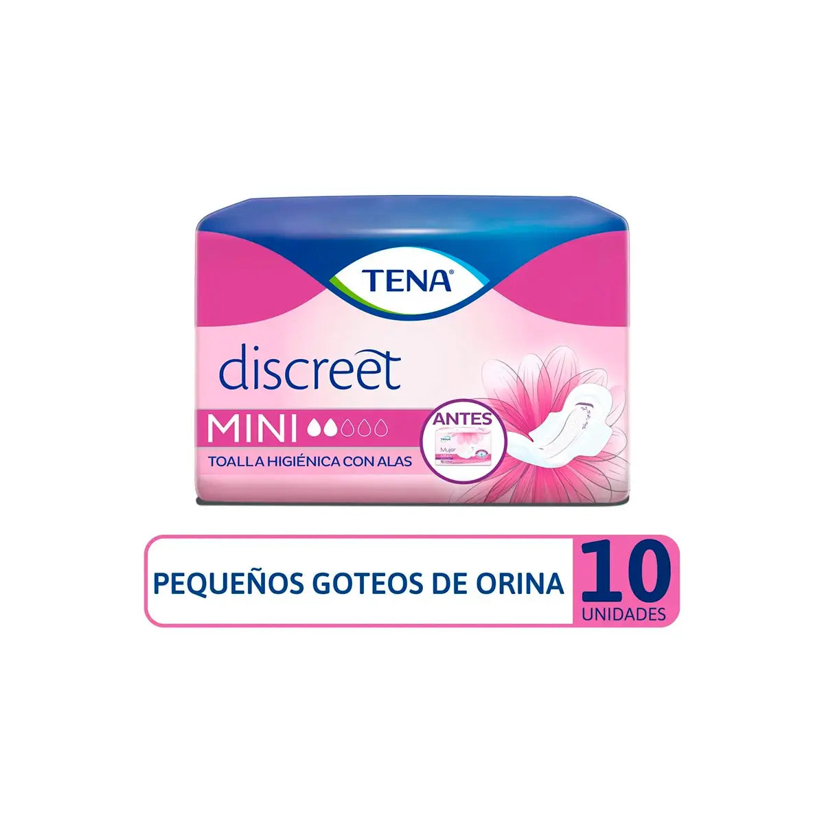 Toa.tena Mujer Mini Alas 10 Uds